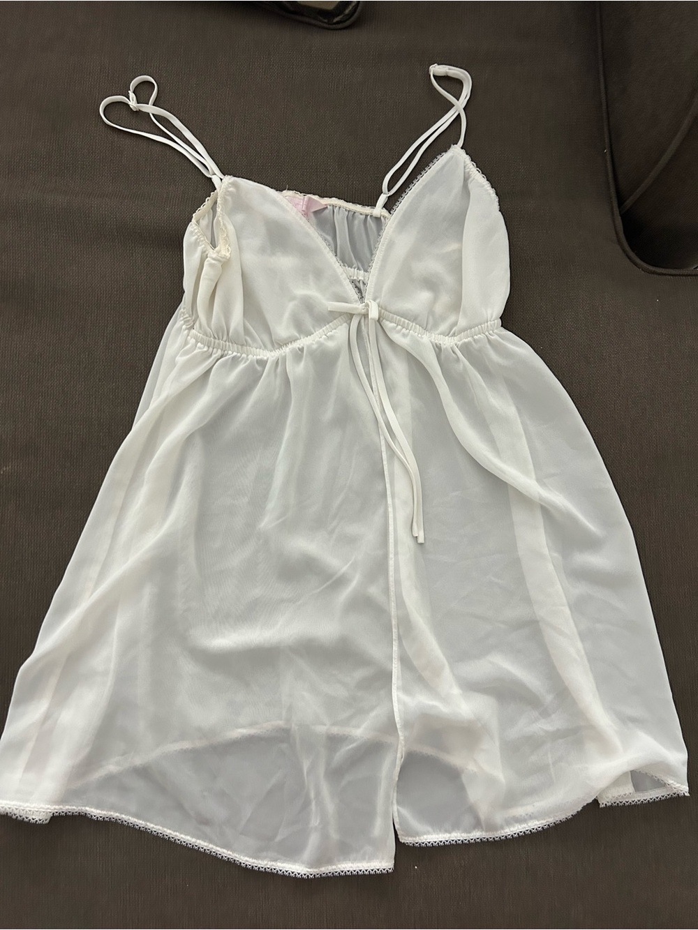 Victoria Secret White short nightgown size S